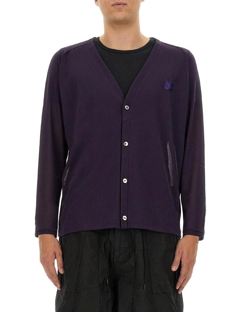 Needles Needles V-Neck Buttoned Cardigan 1