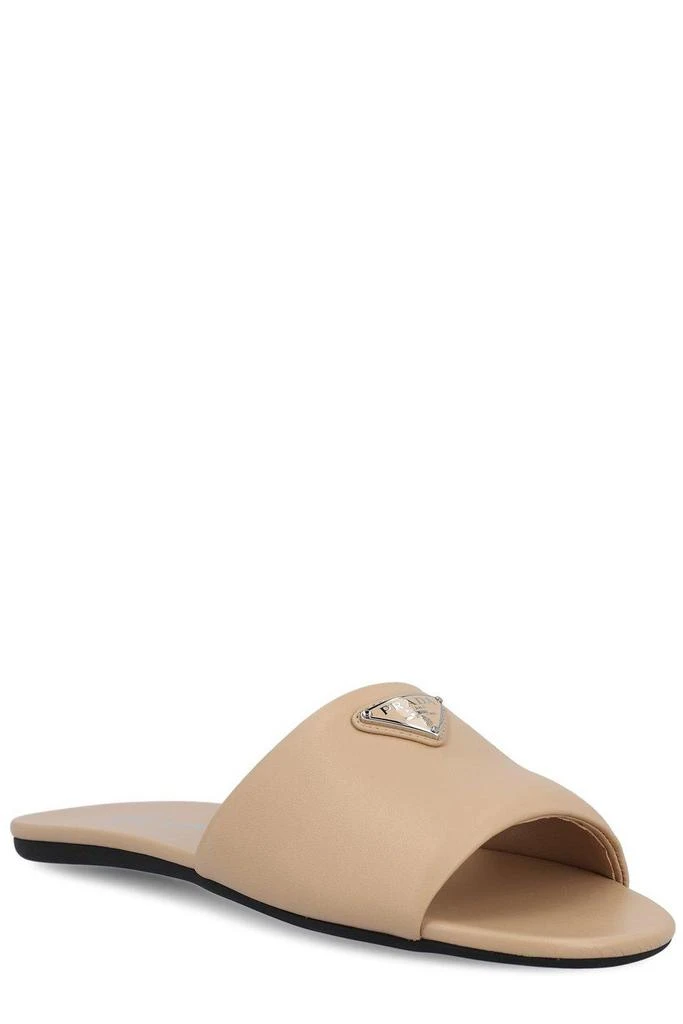 Prada Triangle-logo Slip-on Sandals 2
