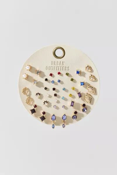 Urban Outfitters Mega Mini Rhinestone Stud Earring Set 2
