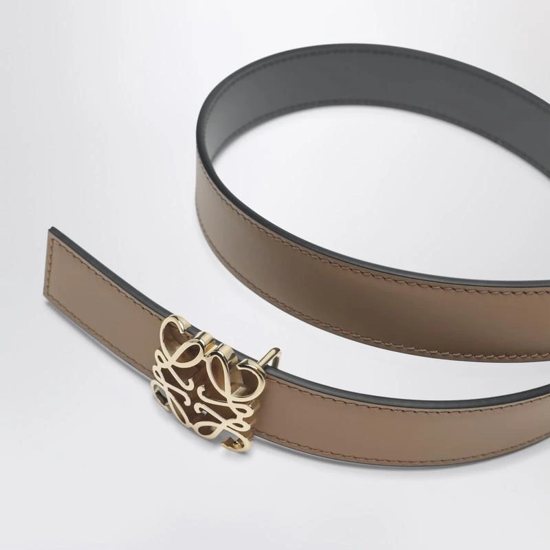 Loewe Reversible Anagram belt in beige/gray 3