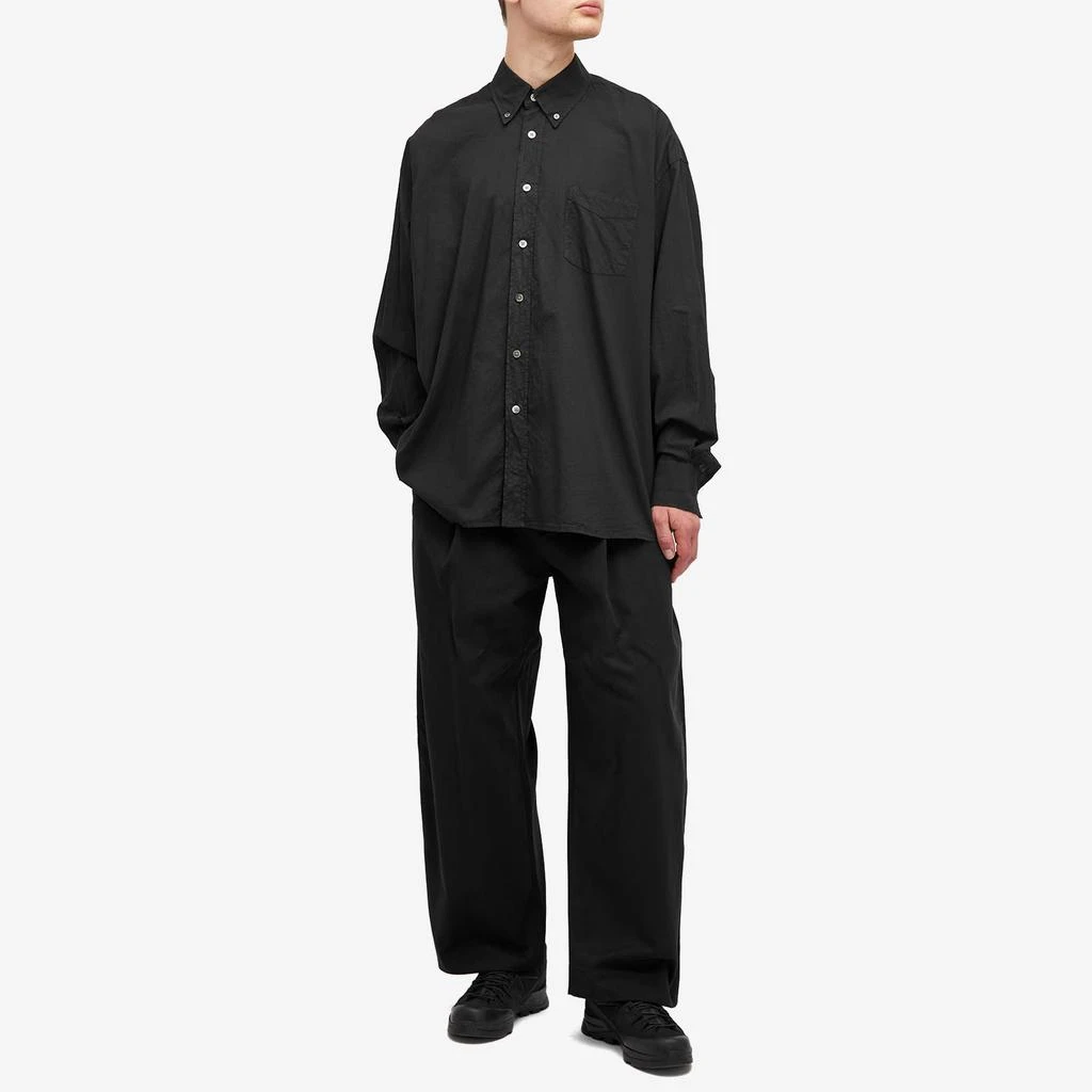 Studio Nicholson Studio Nicholson Sorte Deep Pleat Volume Twill Pant 4