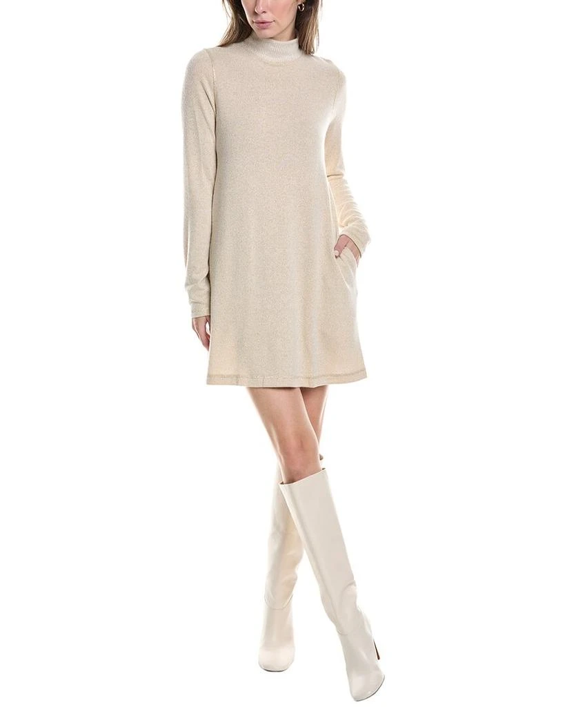 Michael Stars Olivia Sparkle Mock Neck Sweaterdress 1