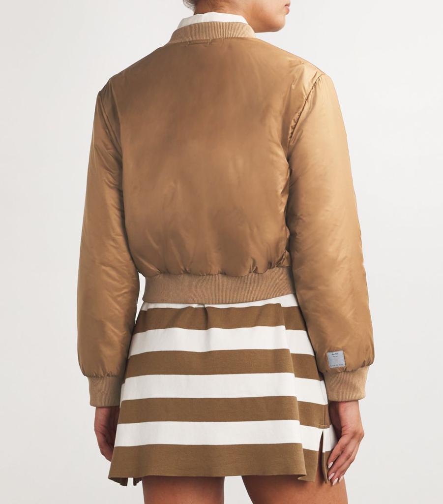 Max Mara Reversible Bomber Jacket - Coats - BeyondStyle
