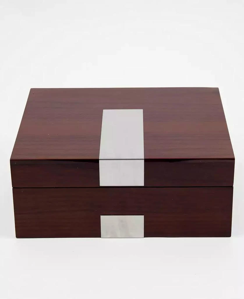 Bey-Berk Walnut Wood Watch Box 2