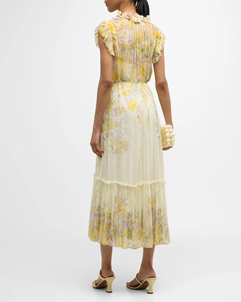 Zimmermann Harmony Flutter Midi Dress 4