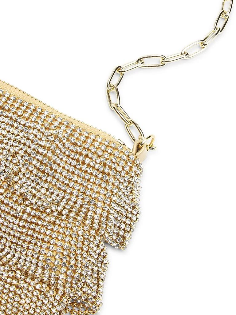 Whiting 
Davis Chloe Brass Mesh Crossbody Bag 6