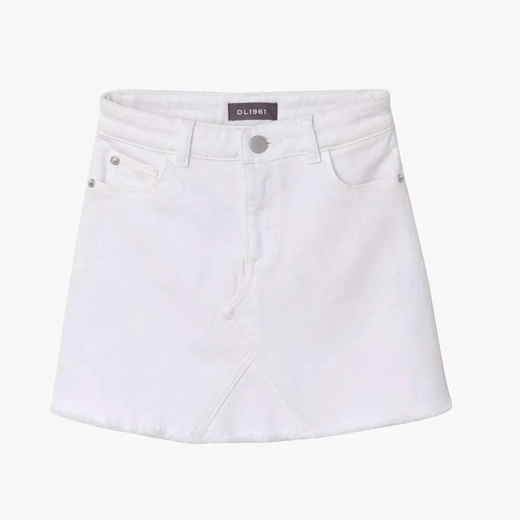 DL1961 - Women's Women's Denim Mini Skirt In White 1
