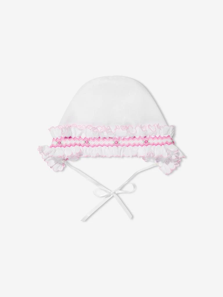 Sarah Louise Sarah Louise Baby Girls Bonnet in White 1