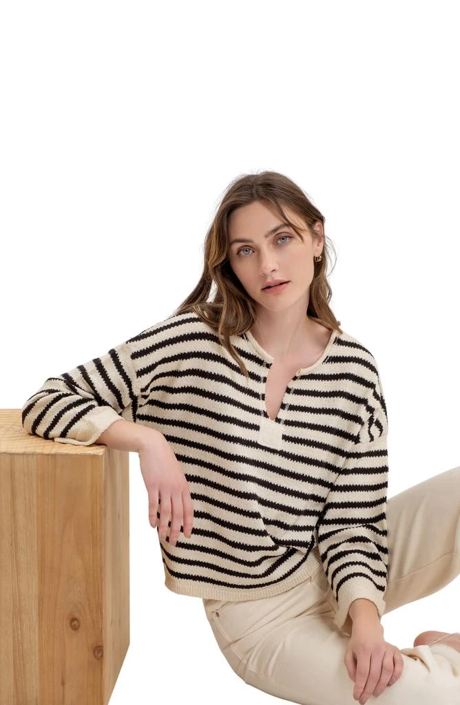 Blu Pepper Stripe Sweater 6