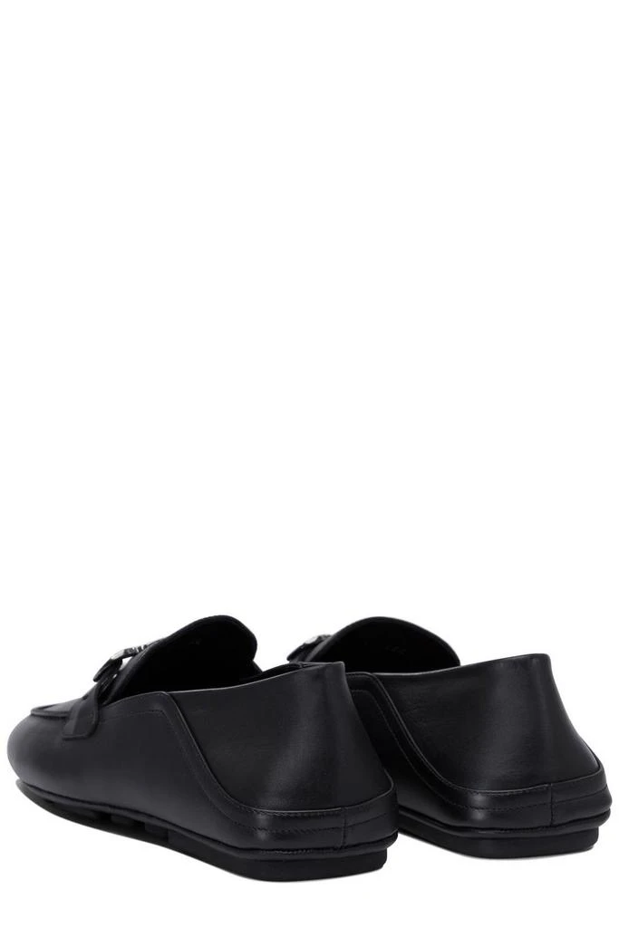 Salvatore Ferragamo Ferragamo Gancini-Plaque Hybrid Driver Loafers 4