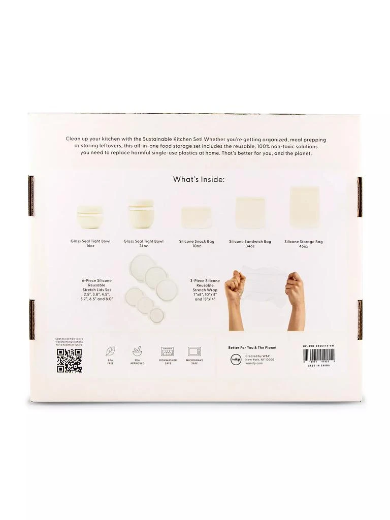 W&P 14-Piece Sustainable Kitchen Food Storage Set 6