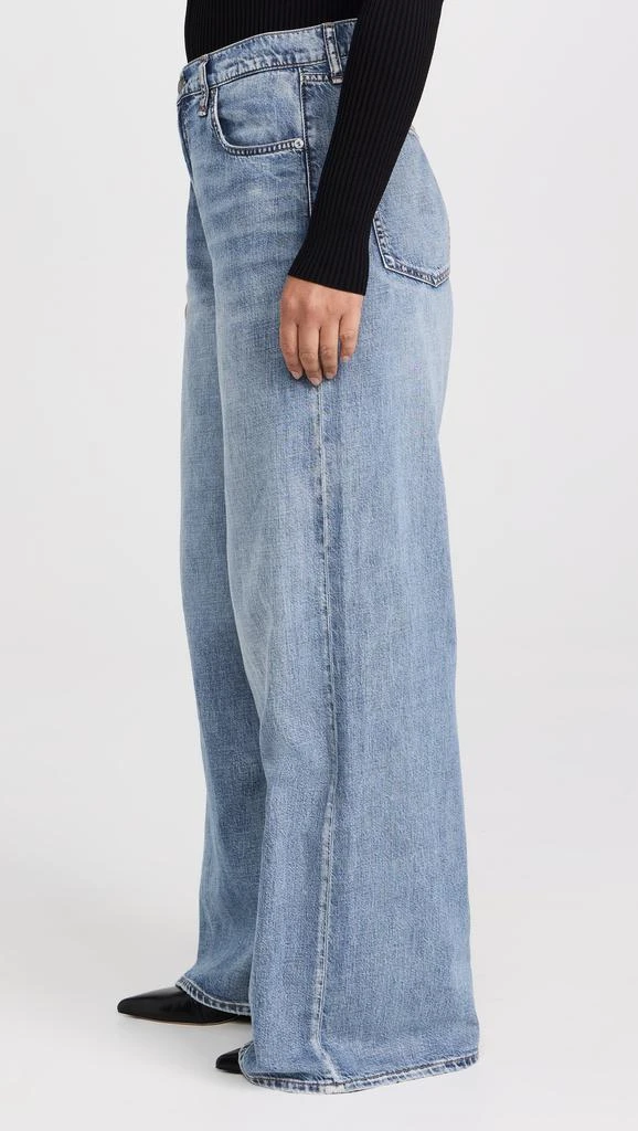 Rag & Bone Featherweight Sofie High Rise Wide Jeans 10
