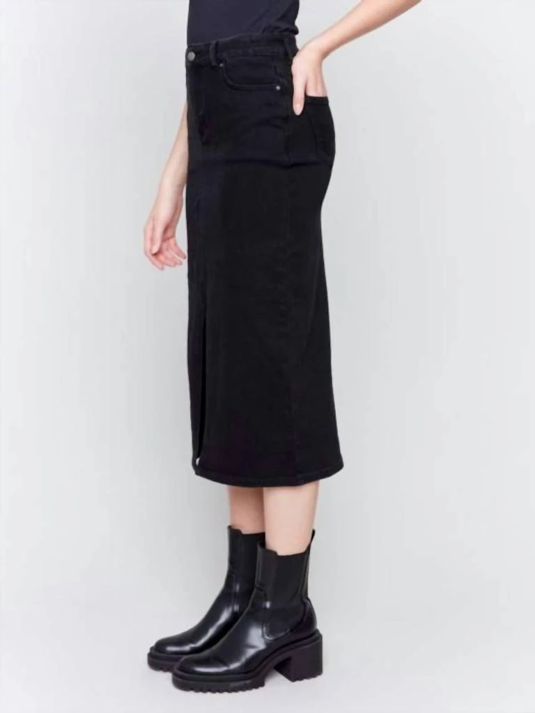 CHARLIE B Charlie B - Long Denim Midi Skirt 2