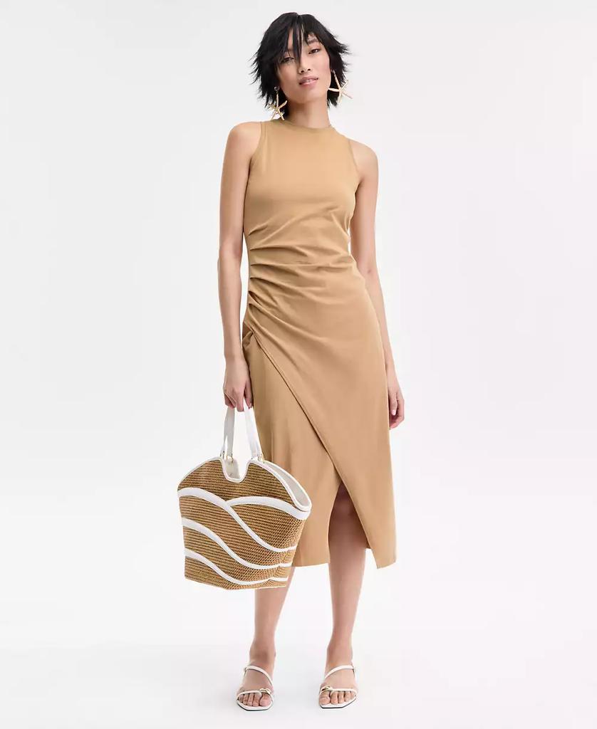 INC International Women's Faux-Wrap Midi Dress, Exclusively at Macy's