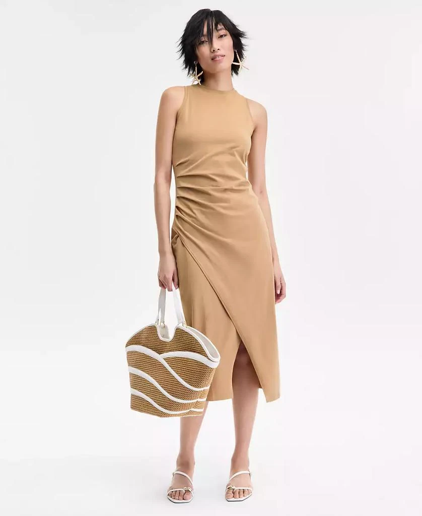 INC International Women's Faux-Wrap Midi Dress, Exclusively at Macy's 1