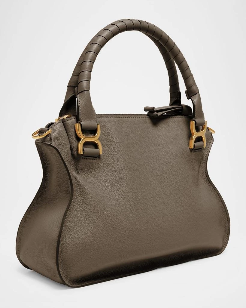 Chloé Marcie Small Double Carry Satchel Bag in Shiny Calfskin 2