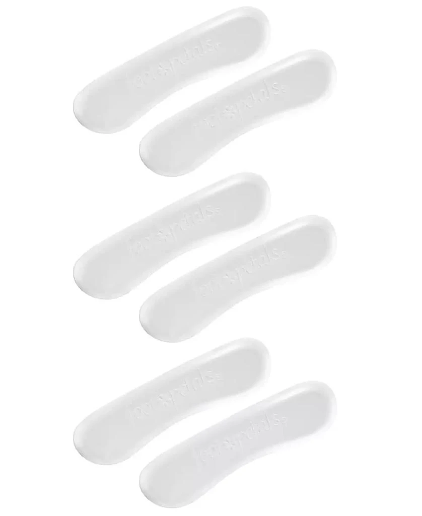 Foot Petals Back of Heel Gel Cushions 3 Pack 3