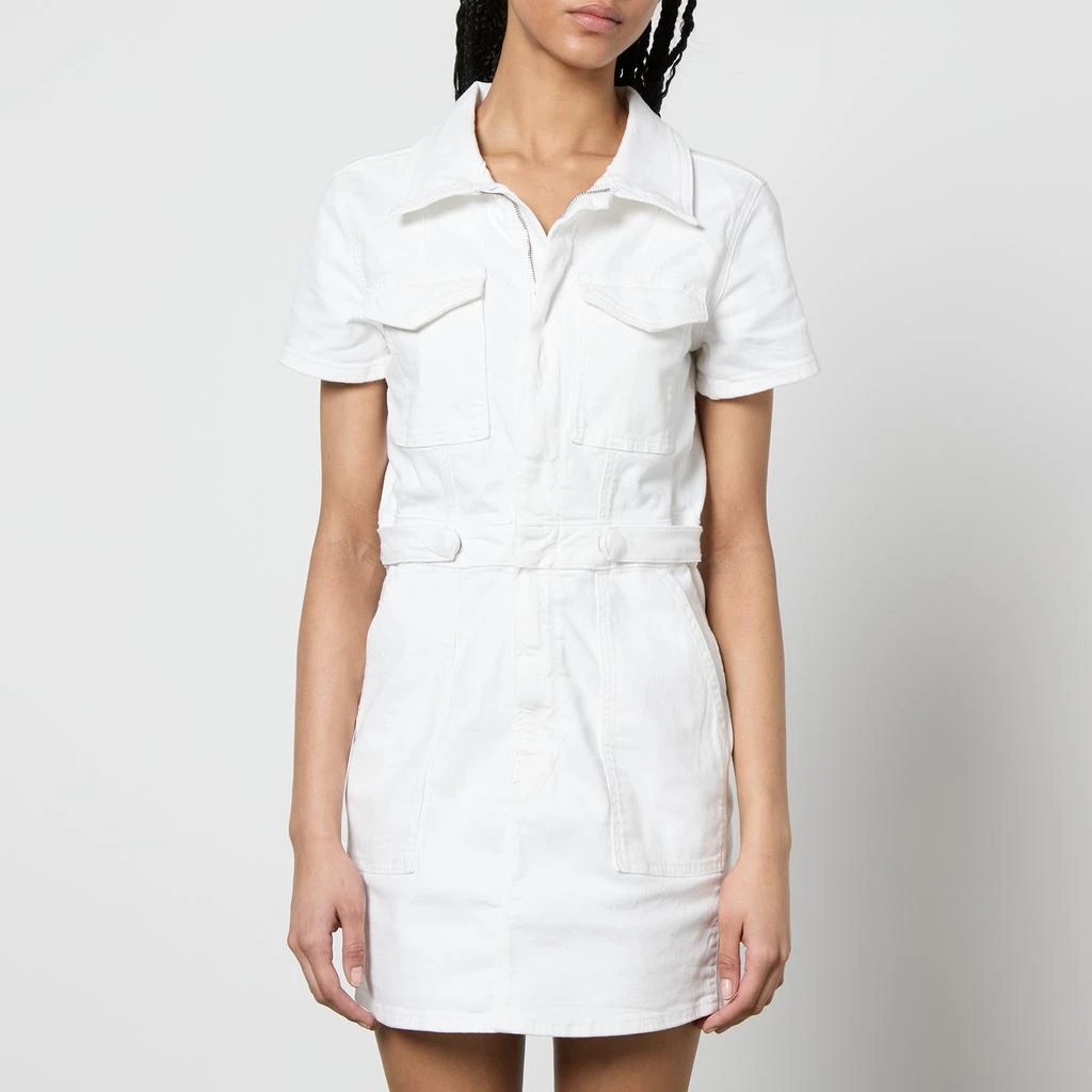 Good American Fit For Success Stretch Denim Mini Dress 1
