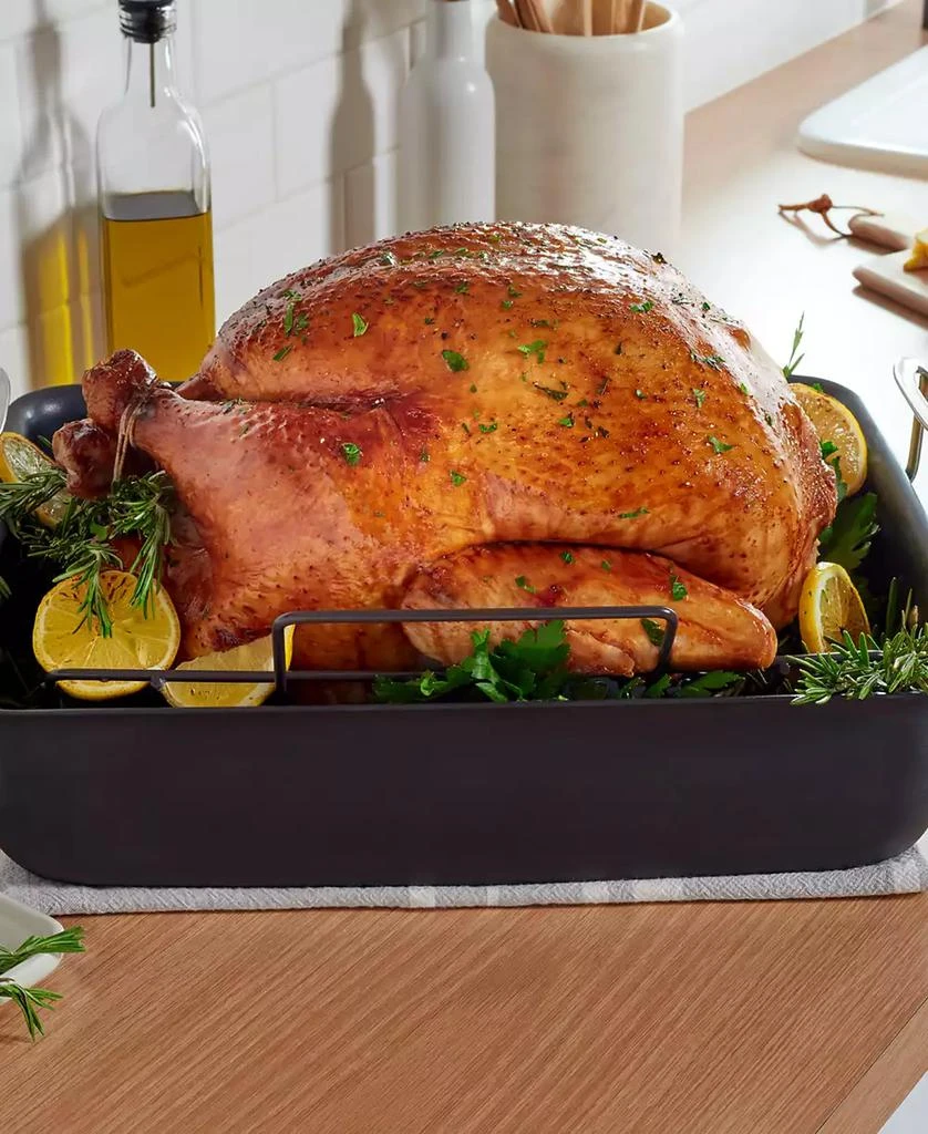 Calphalon Hard-Anodized Nonstick 16-Inch Roasting Pan with Rack 4
