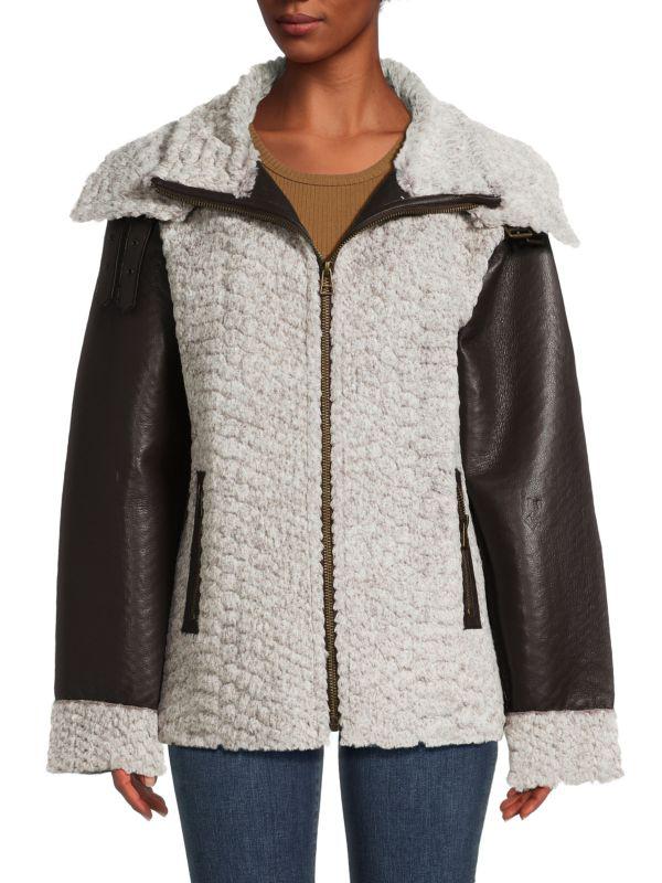 Unreal Fur Synergy Faux Fur Jacket