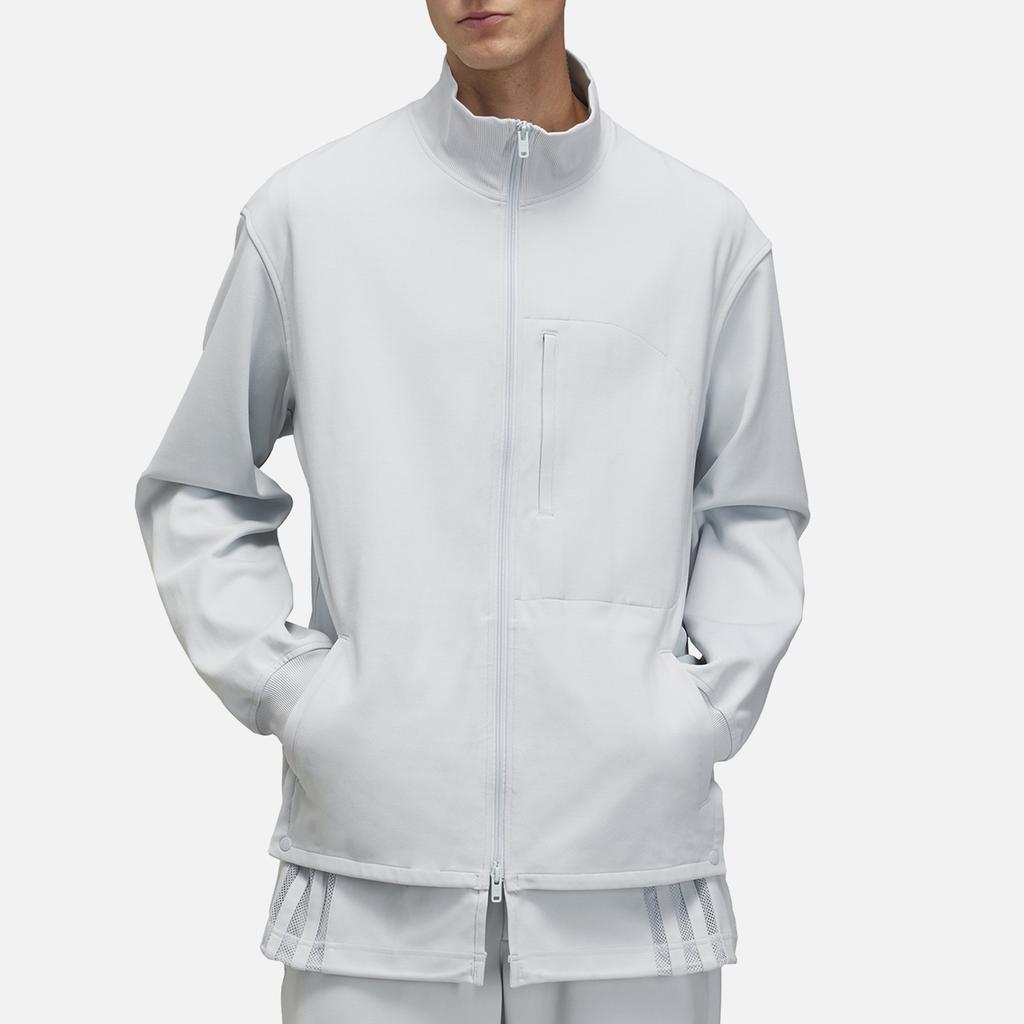 Y-3 Men's 3 Stripe Relaxed Track Jacket - Grey