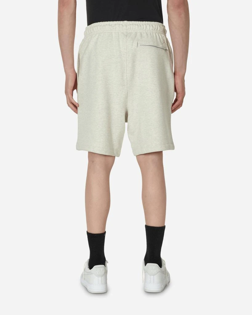 Jordan Wordmark Fleece Shorts Oatmeal Heather 3