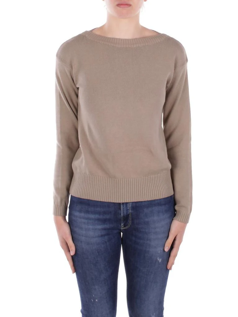 Max Mara Max Mara Svago Boat Neck Long-Sleeved Jumper 1