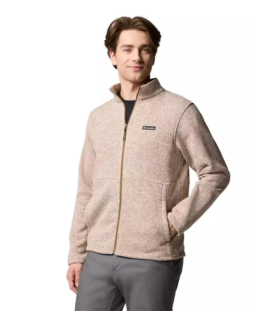 Columbia Men's Alto Pass Textured Knit Sweater Fleece Zip-Front Jacket 8