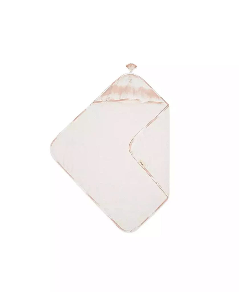 Crane Baby Baby Girls Parker Cotton Neutral Hooded Bath Towel