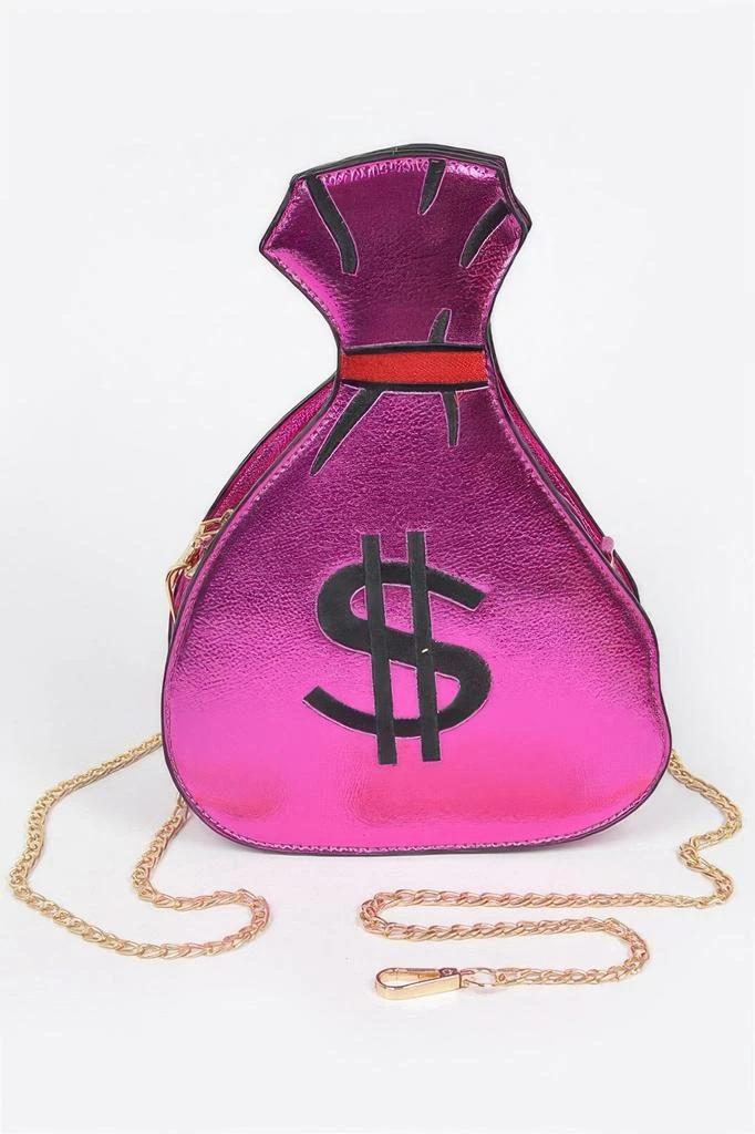 FASHNZFAB Money Bag Shiny Clutch 5