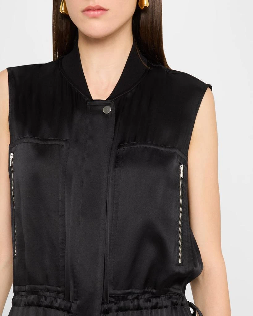 CO Sleeveless Silk Midi Cargo Dress 5
