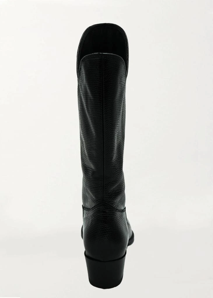 Che by Chelsey Women's Python Texan Boots In Black 4