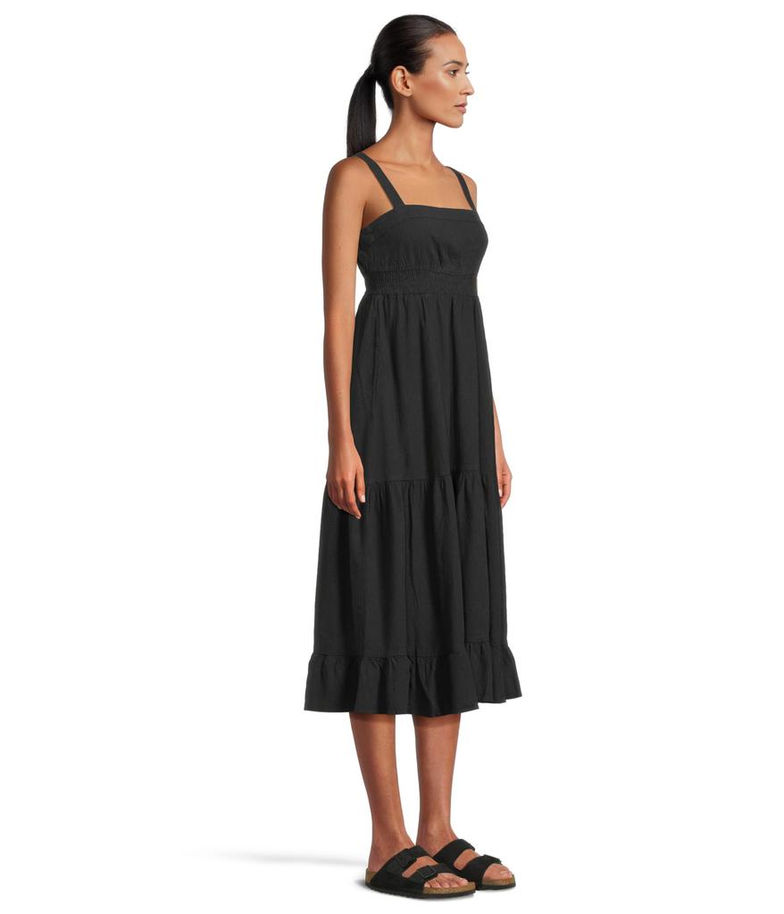 Toad & Co Taj Hemp Tiered Midi Sleeveless Dress