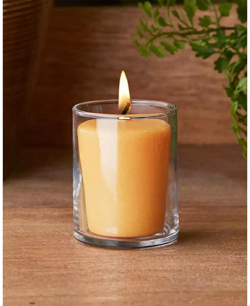 ROOT CANDLES Votive Bourbon Pear 20 Hour Candles Set, 18 Piece