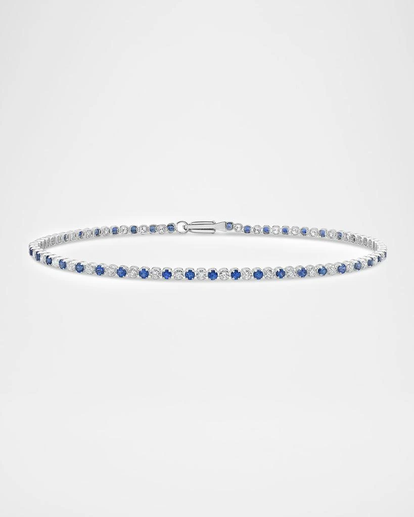 Neiman Marcus Diamonds 18K White Gold Ruby Bracelet