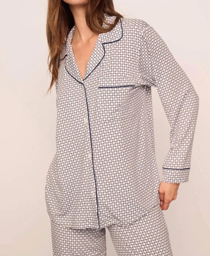 Eberjey Eberjey - Gisele Printed Long Pajama Set 3