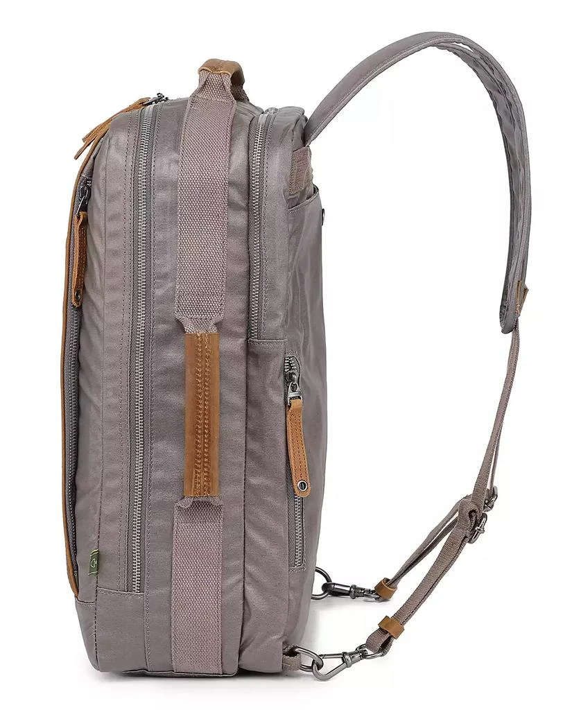 TSD BRAND Madrone Coated Canvas Backpack 8