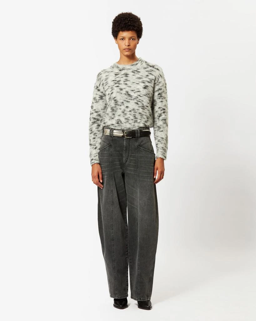 Isabel Marant ISABEL MARANT, VETAN DENIM TROUSERS - Women - Grey - 34 1