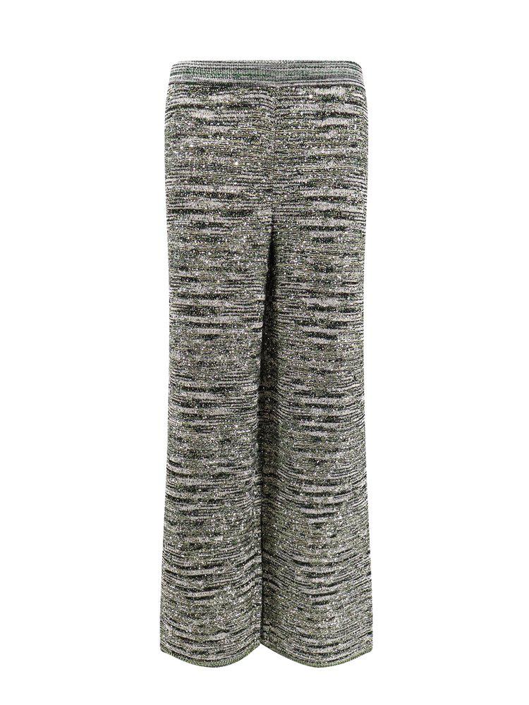 Missoni Missoni Sequin-Embellished Flared Knitted Trousers