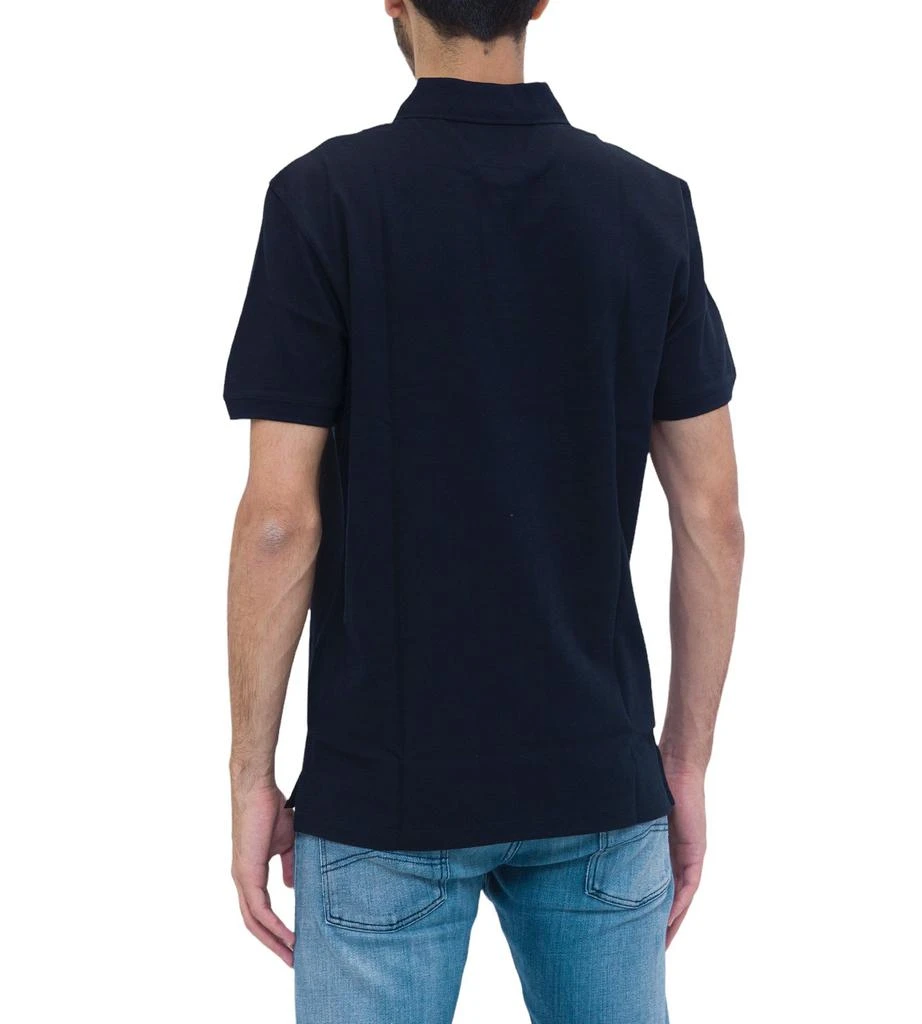 Emporio Armani Emporio Armani Micro Eagle Mercerised Pique Polo Shirt 2