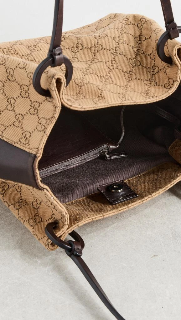 What Goes Around Comes Around Gucci Brown Canvas 101919 Bag 5
