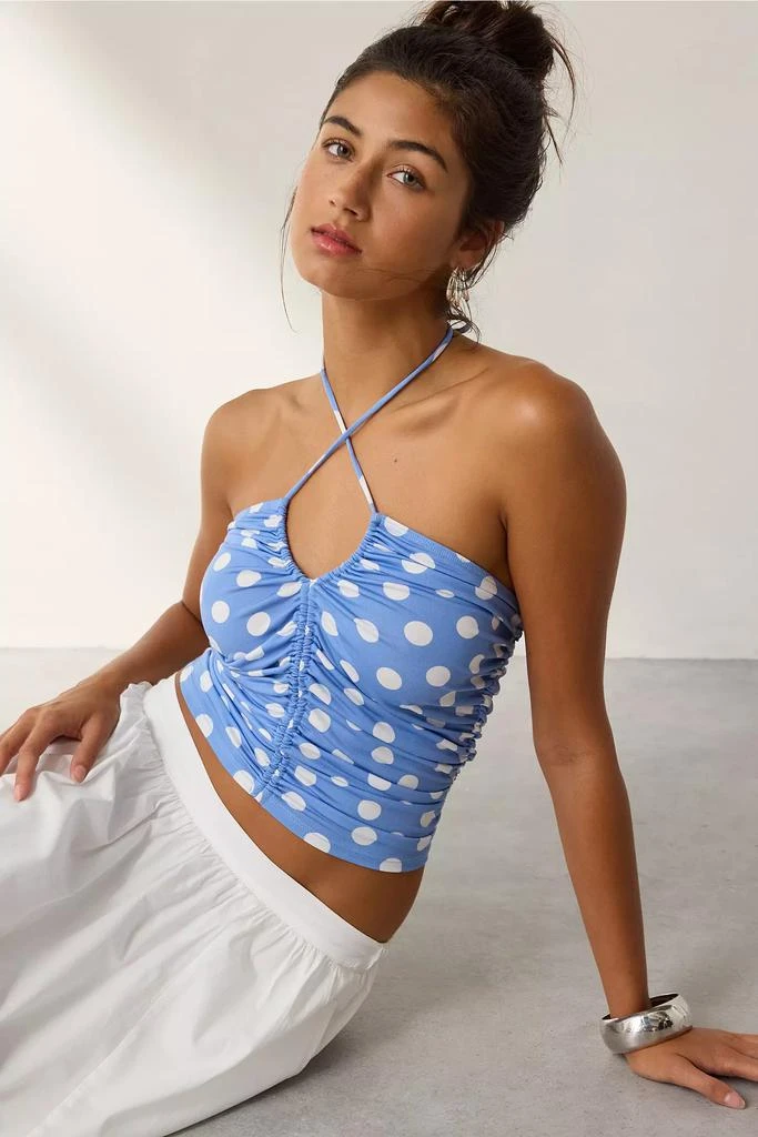 Kimchi Blue Kimchi Blue Mila Convertible Tie Ruched Tube Top 1