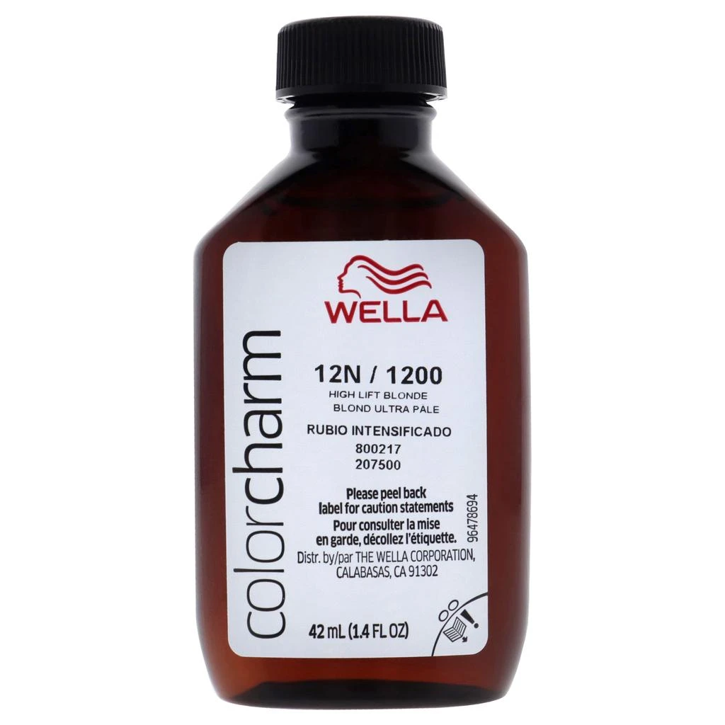Wella Color Charm Permanent Liquid Haircolor - 12N 1200 High Lift Blonde by  for Unisex - 1.4 oz Hair Color 2