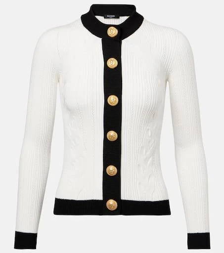 Balmain Cable-knit cardigan 1
