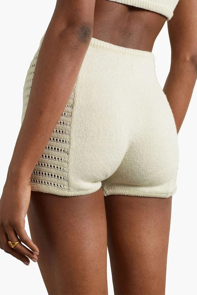 Le Kasha Kabir crocheted linen shorts 3