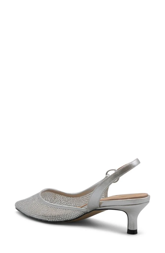 Adrienne Vittadini Snipe Slingback Rhinestone Pump 2
