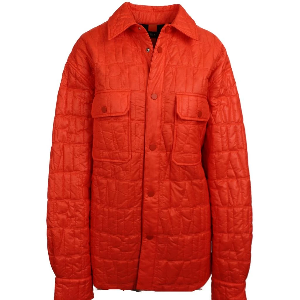 AMIRI Quilted Logo Over Shirt - Orange 5