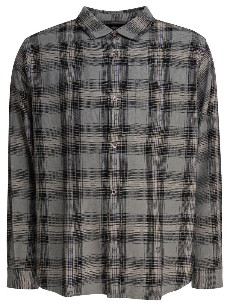 Shop Stüssy Twisted Yarn Plaid Zip Shirt on Sale at BeyondStyle