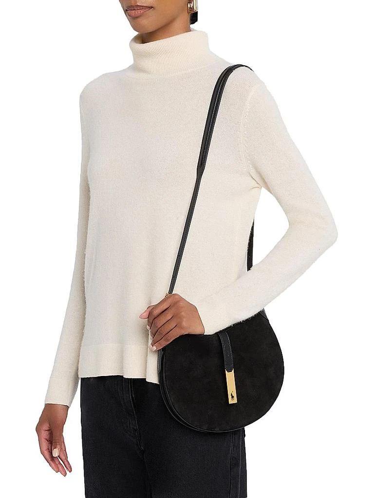 Ralph Lauren Polo ID Small Suede Shoulder Bag 2