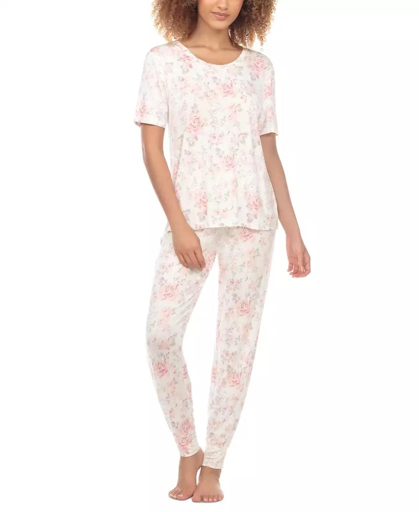 Honeydew Intimates Women's Happy Place 2-Pc. Printed Pajamas Set 1